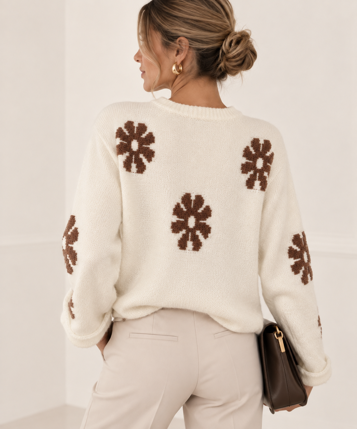 Jersey con Estampado Floral Inés