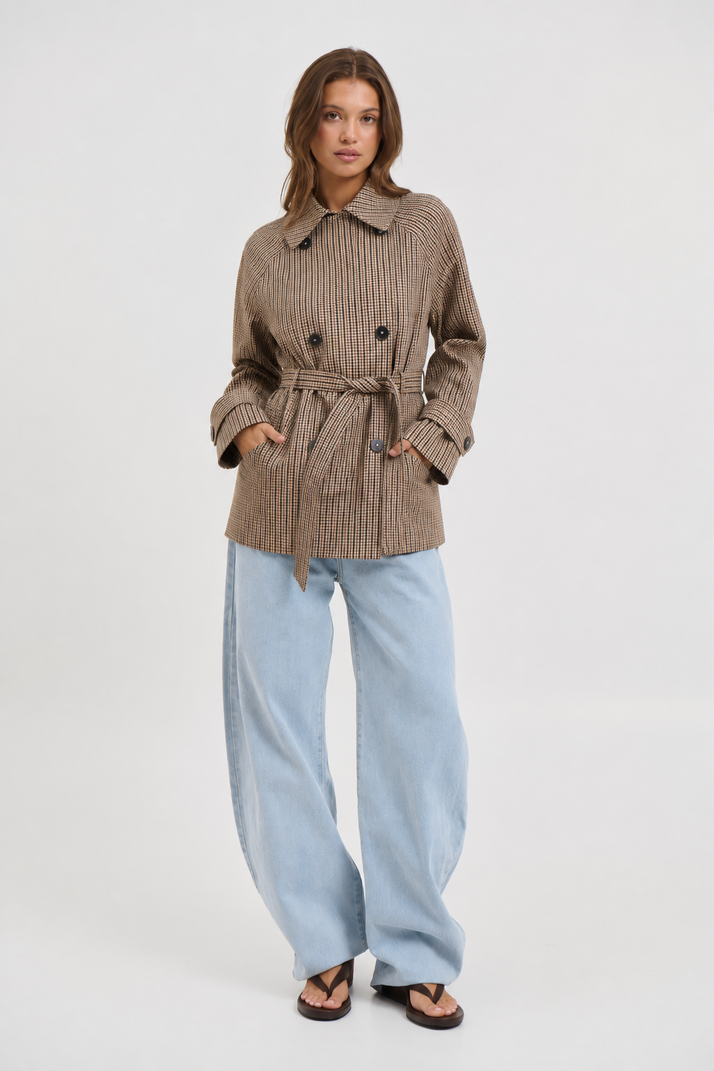 Gabardina a Cuadros Montclair