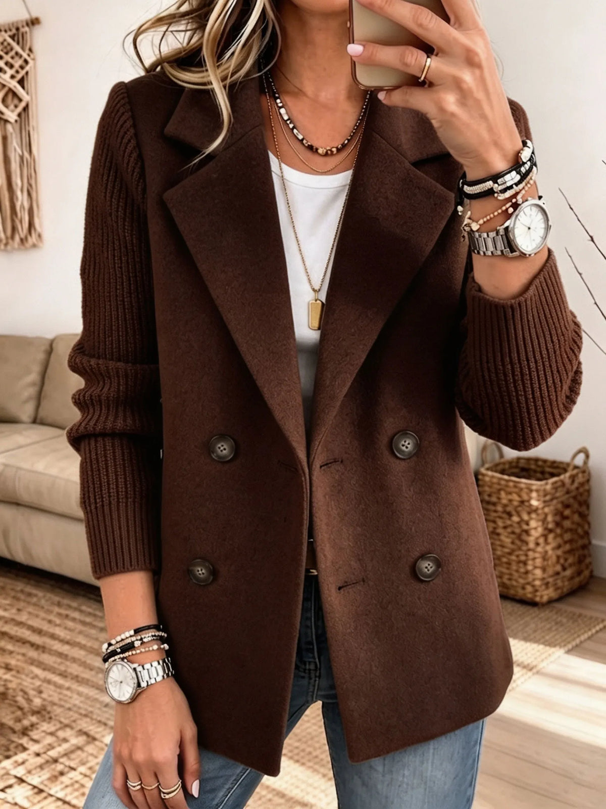 Chaqueta Blazer de Punto | Carla