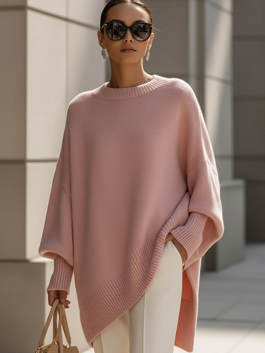WANWEN | Jersey de lana cuello redondo
