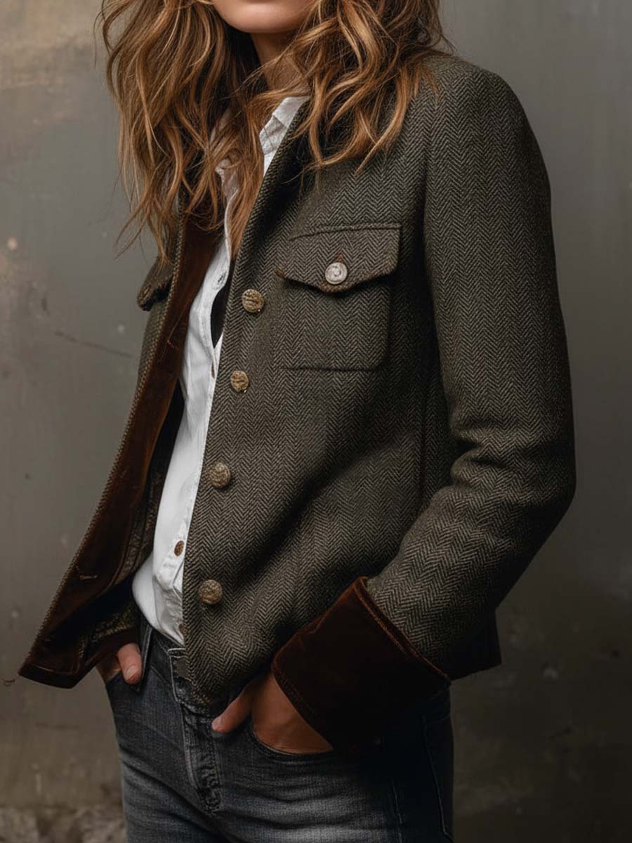 Chaqueta Vintage Estructurada Honorie