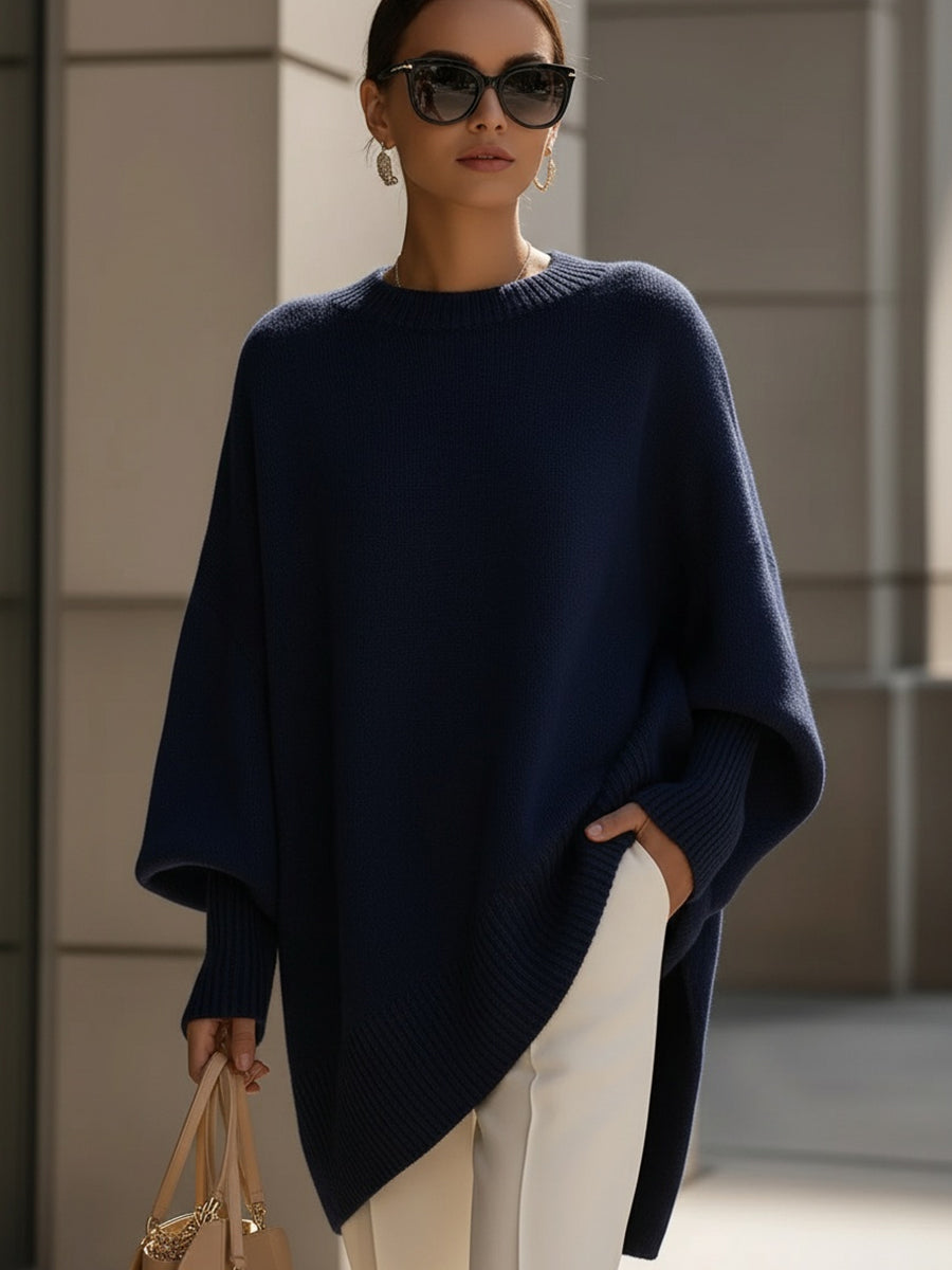 WANWEN | Jersey de lana cuello redondo