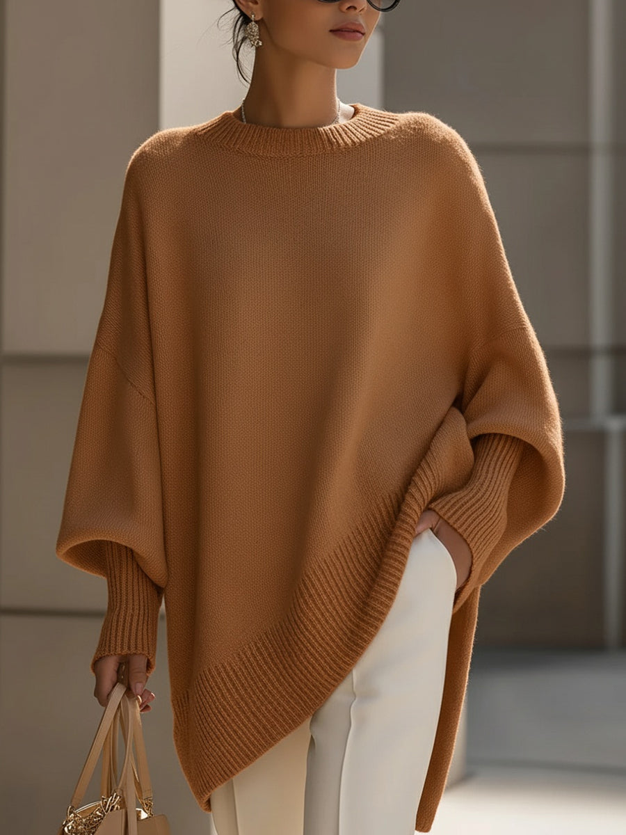 WANWEN | Jersey de lana cuello redondo