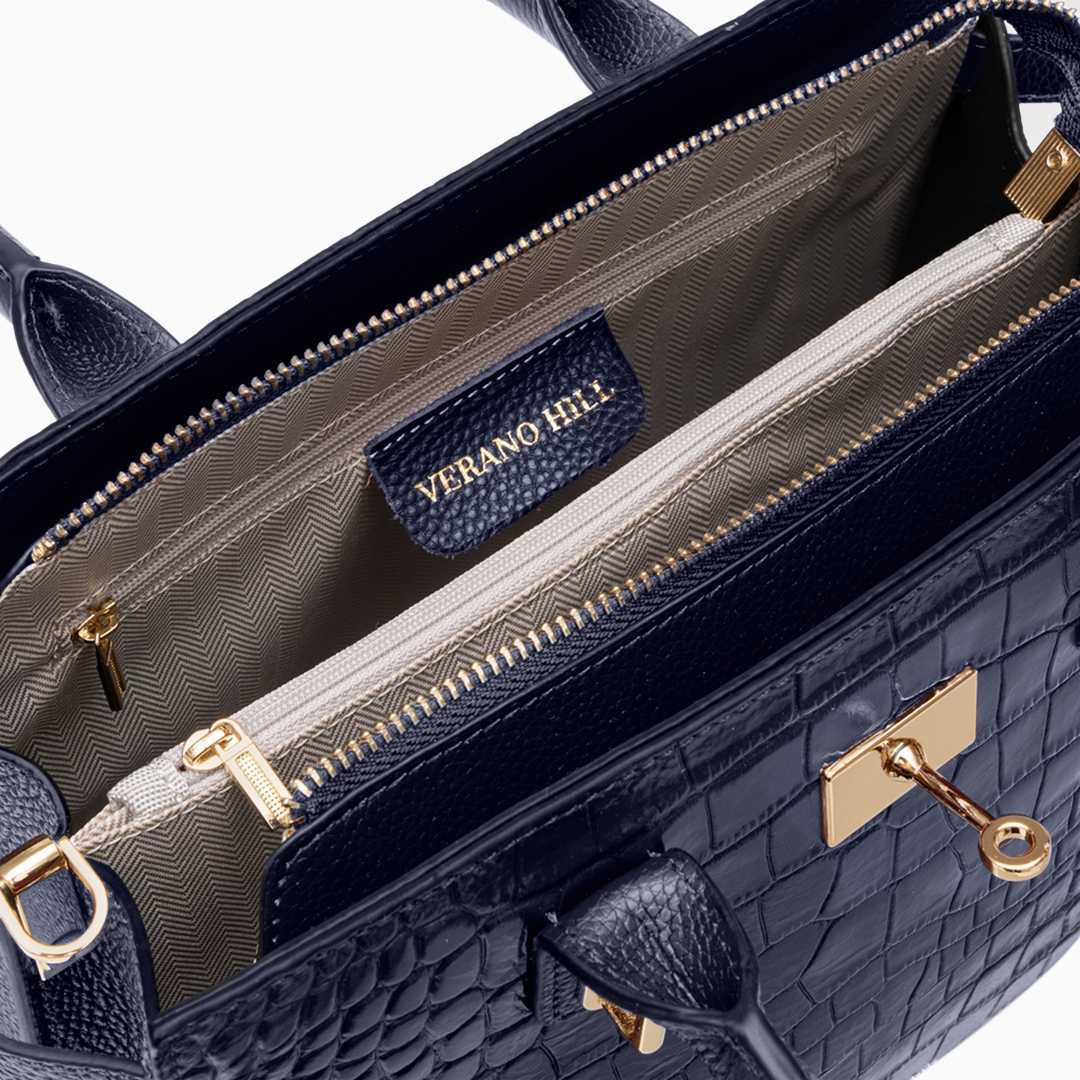 Bolso de Piel de Cocodrilo Verano Hill