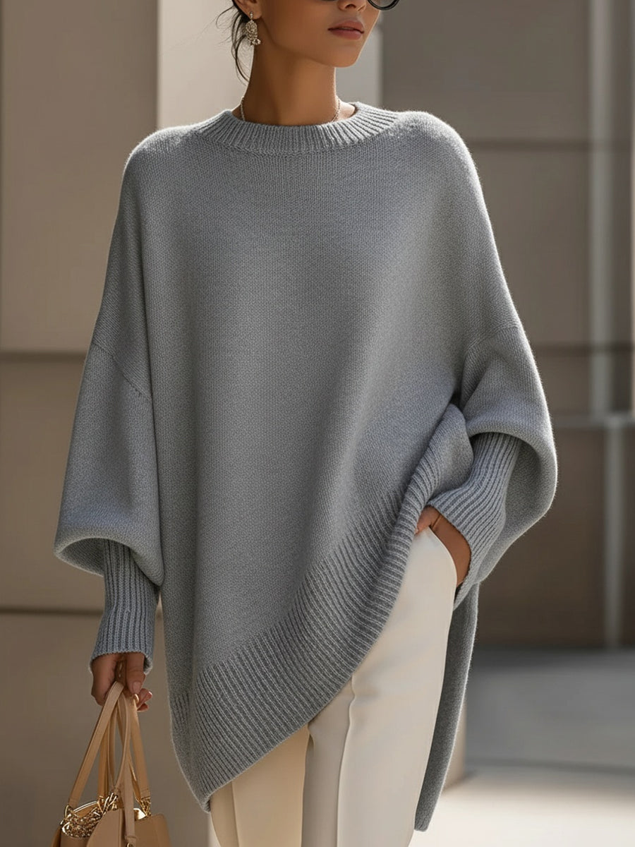 WANWEN | Jersey de lana cuello redondo