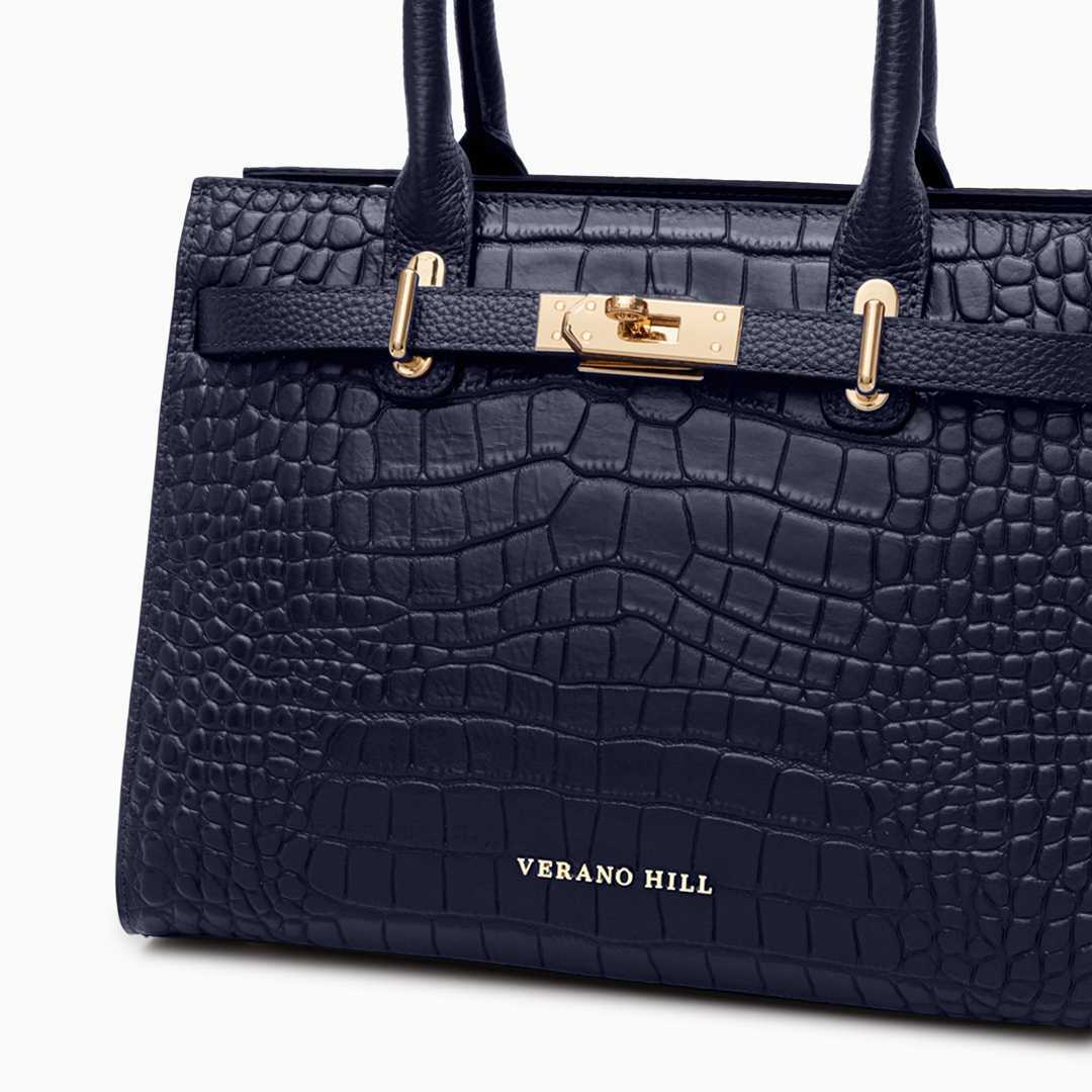 Bolso de Piel de Cocodrilo Verano Hill