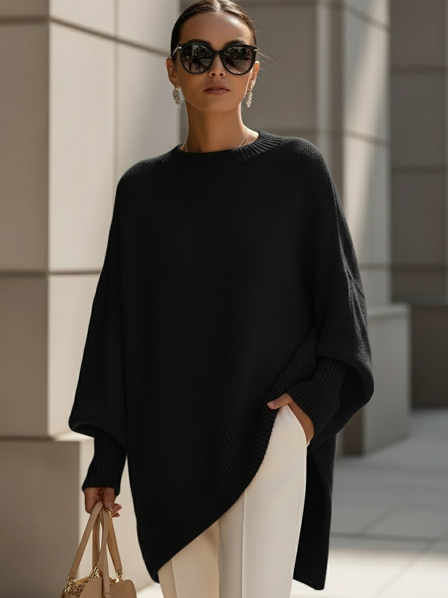 WANWEN | Jersey de lana cuello redondo