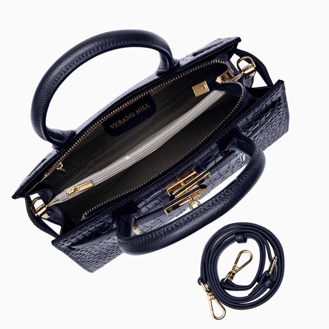 Bolso de Piel de Cocodrilo Verano Hill