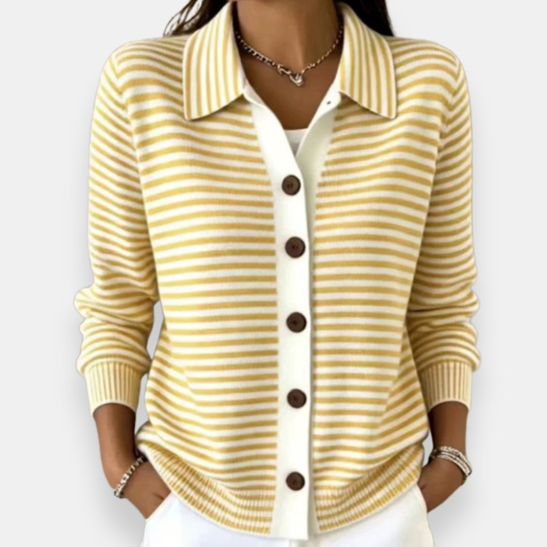 Jersey de rayas con botones LOLA
