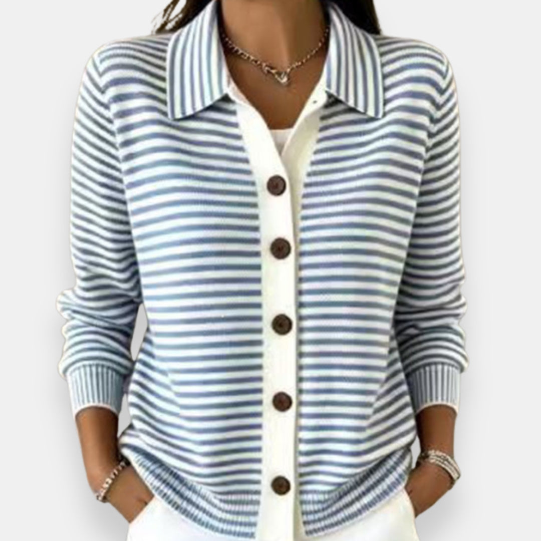 Jersey de rayas con botones LOLA