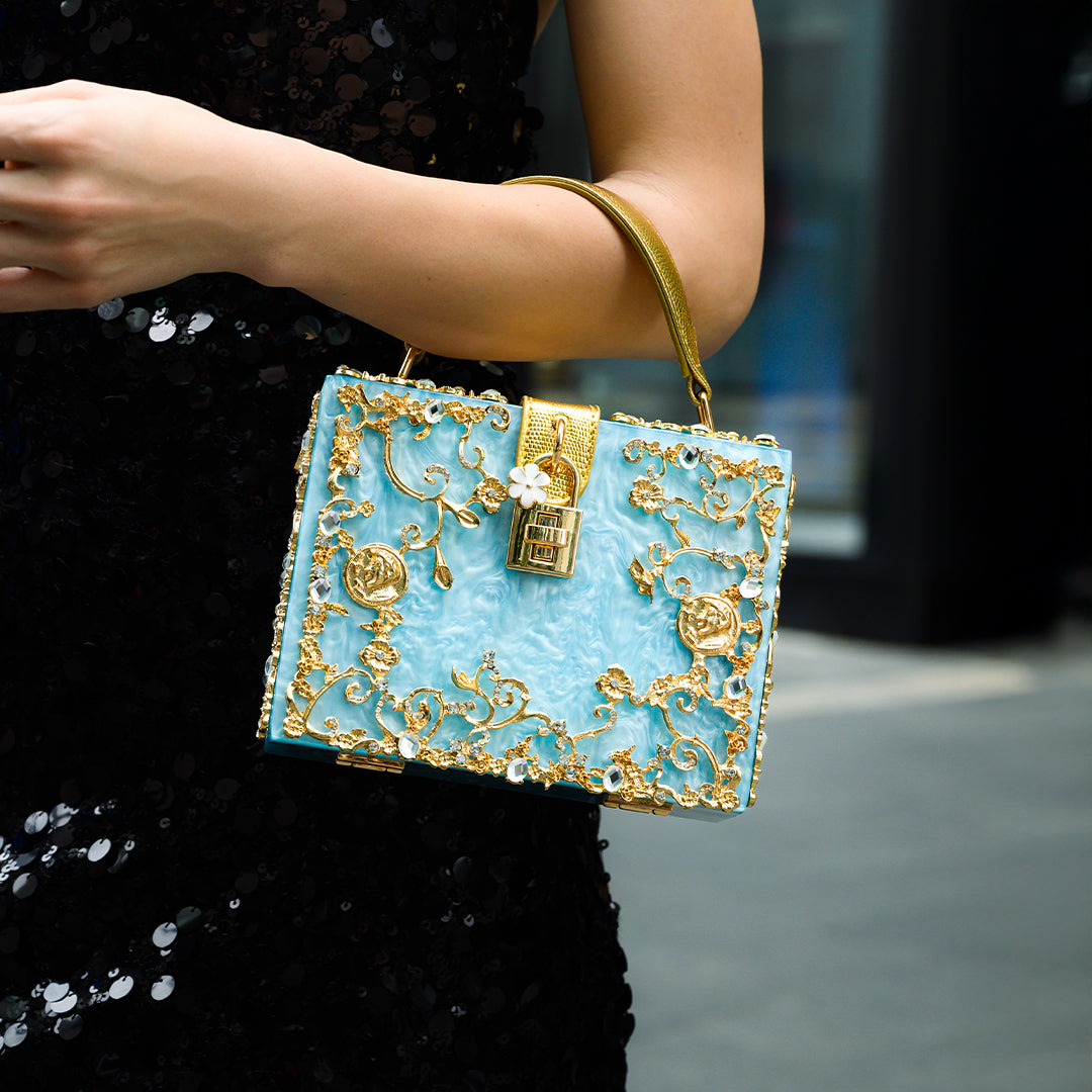 Bolso de Mano Cristal Glow