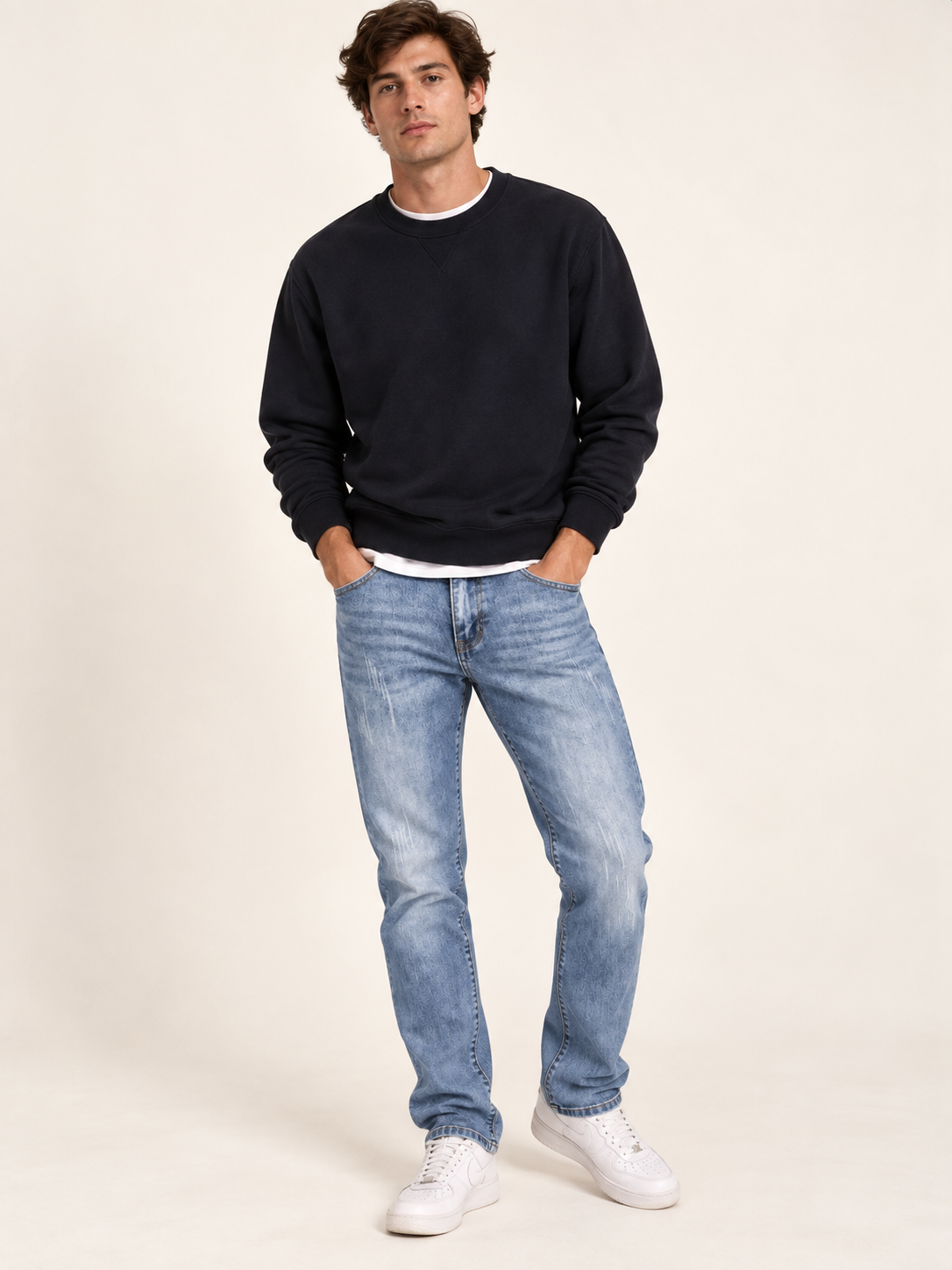 Pantalón Vaquero de Hombre Corte Slim