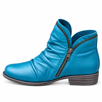 Botines Suzanne de Piel con Cremallera