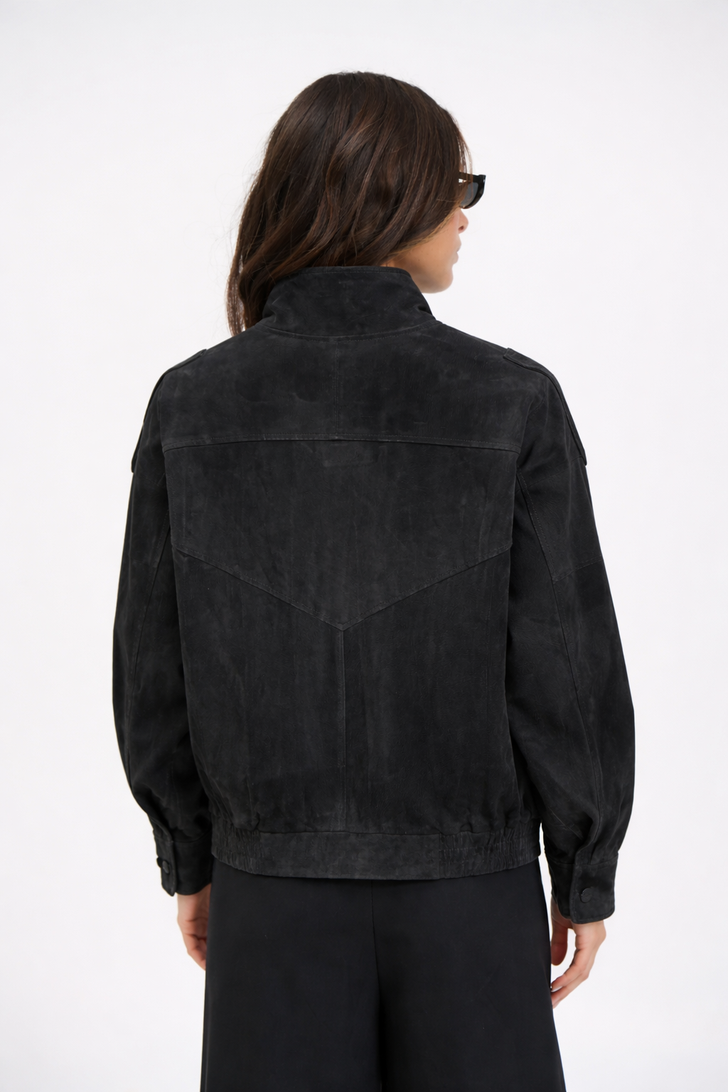 Chaqueta Negra Cuello Alto Laurent