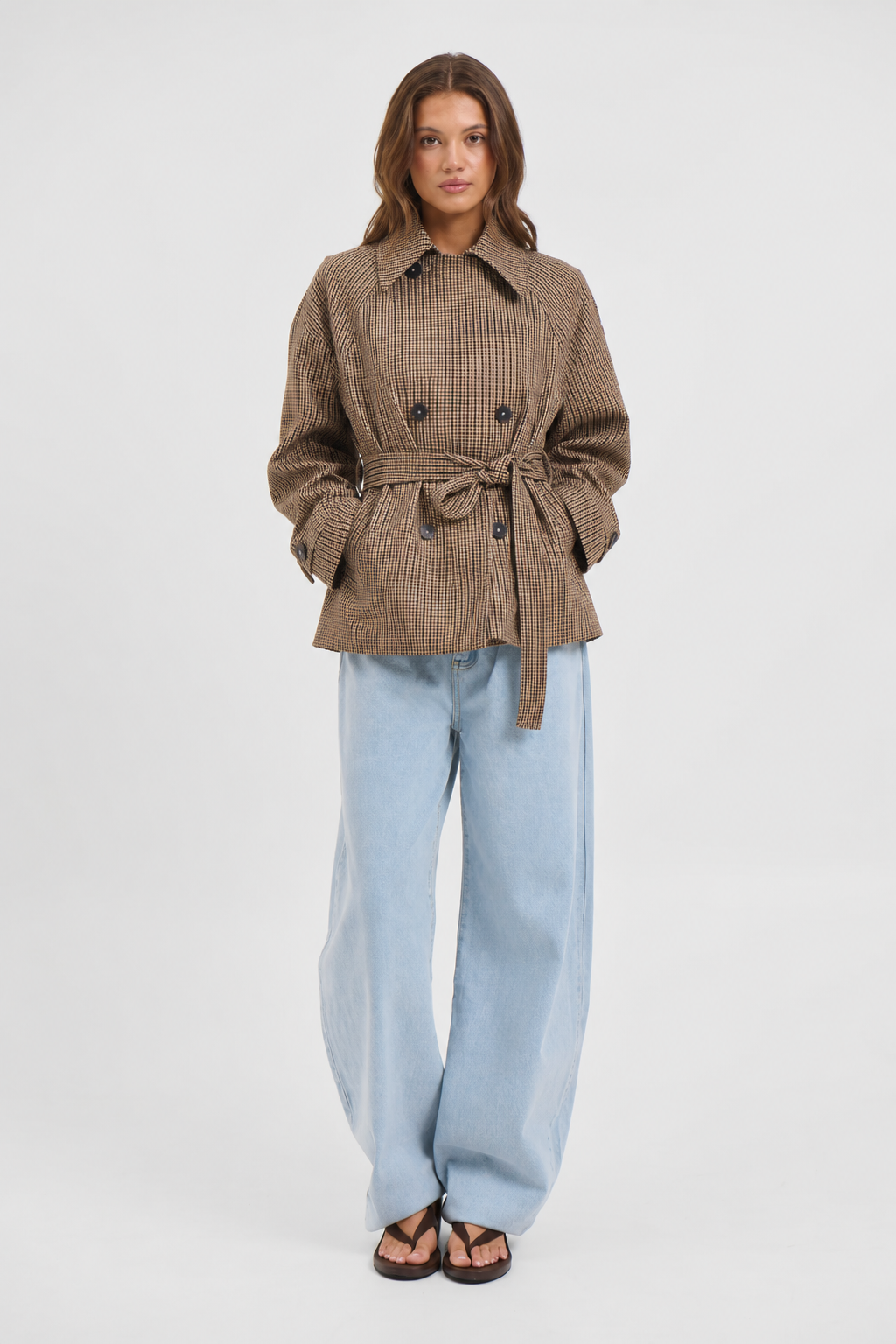 Gabardina a Cuadros Montclair