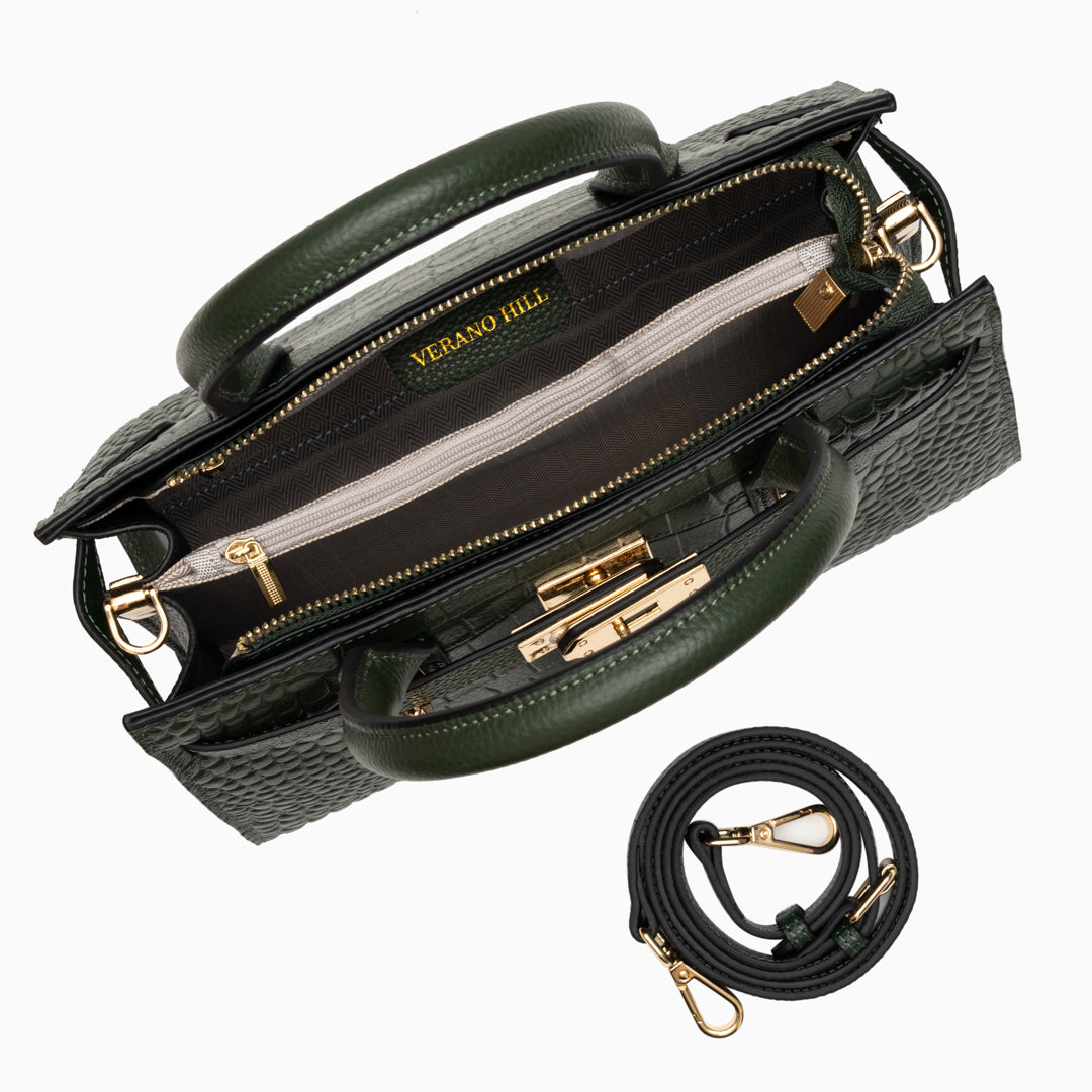 Bolso de Piel de Cocodrilo Verano Hill
