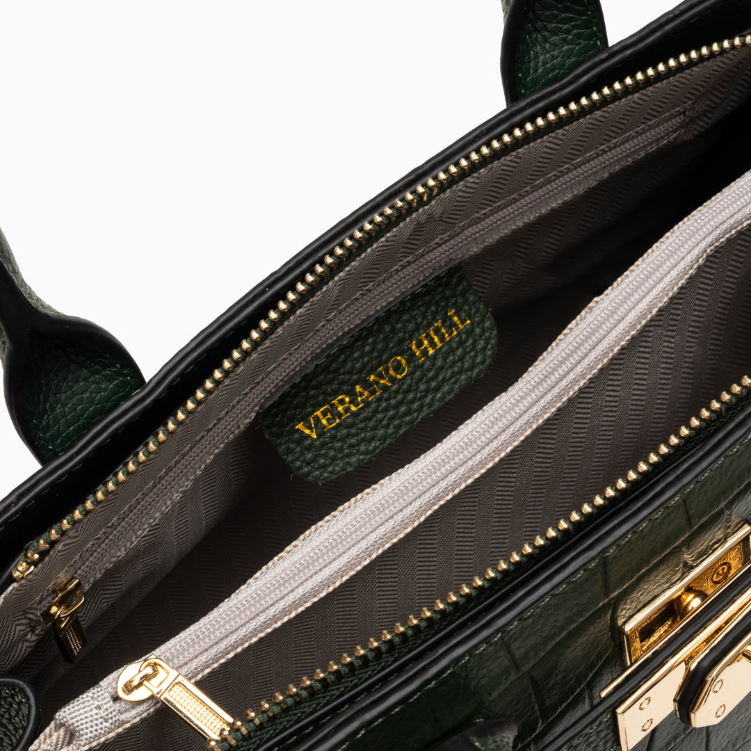Bolso de Piel de Cocodrilo Verano Hill