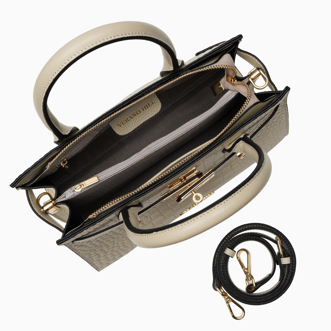 Bolso de Piel de Cocodrilo Verano Hill