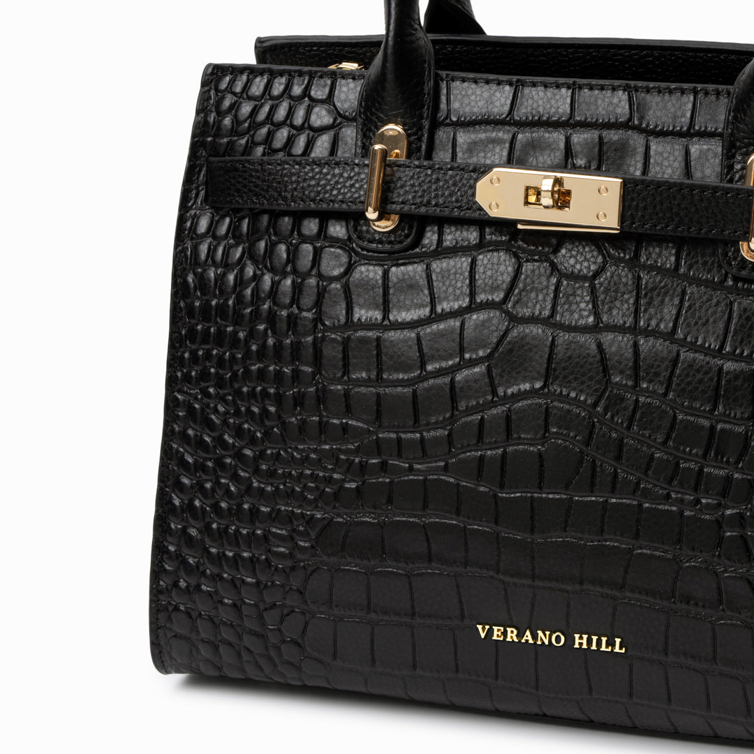 Bolso de Piel de Cocodrilo Verano Hill