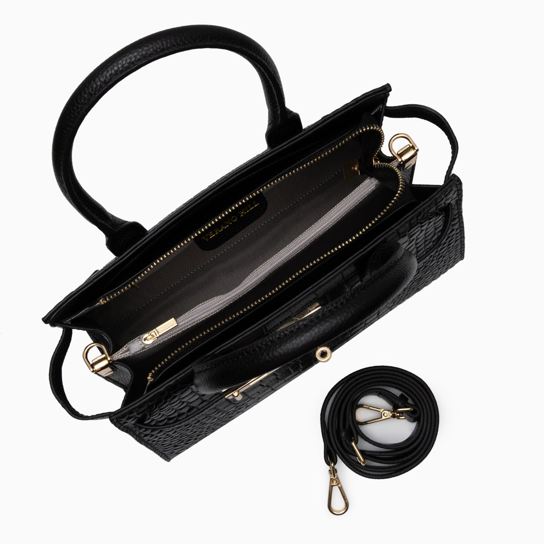 Bolso de Piel de Cocodrilo Verano Hill