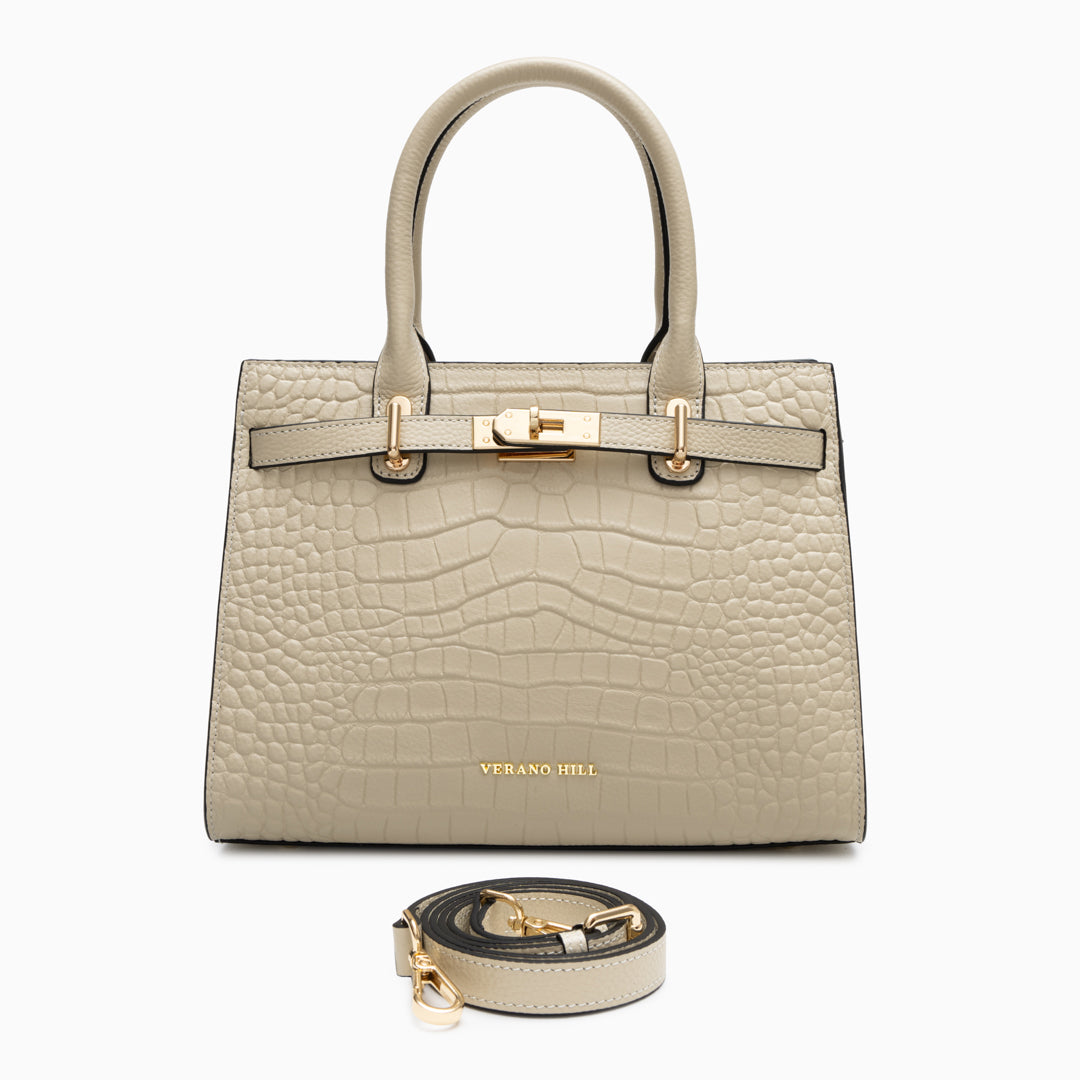 Bolso de Piel de Cocodrilo Verano Hill