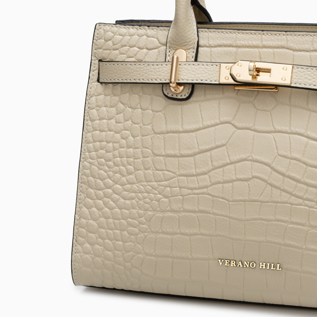 Bolso de Piel de Cocodrilo Verano Hill