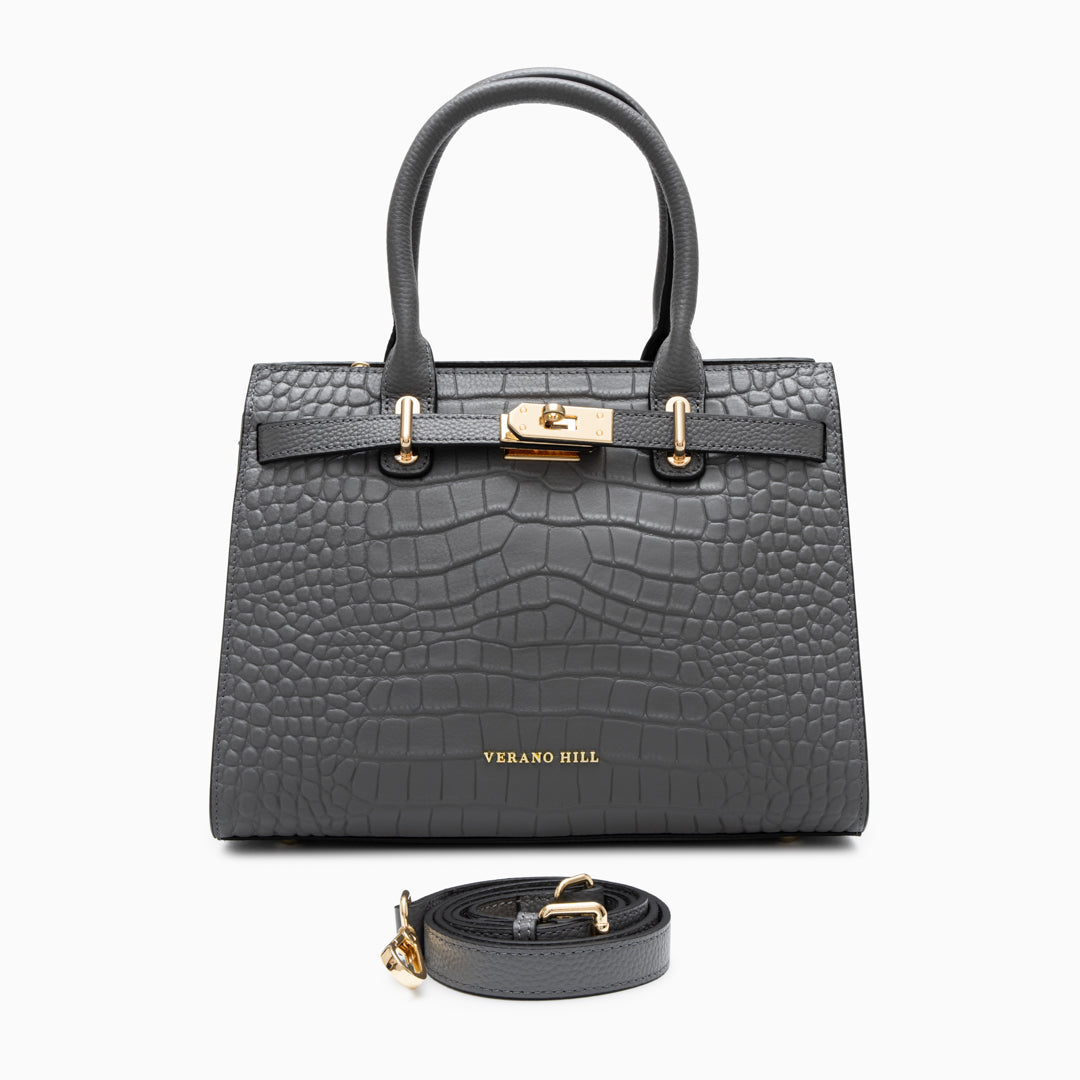 Bolso de Piel de Cocodrilo Verano Hill