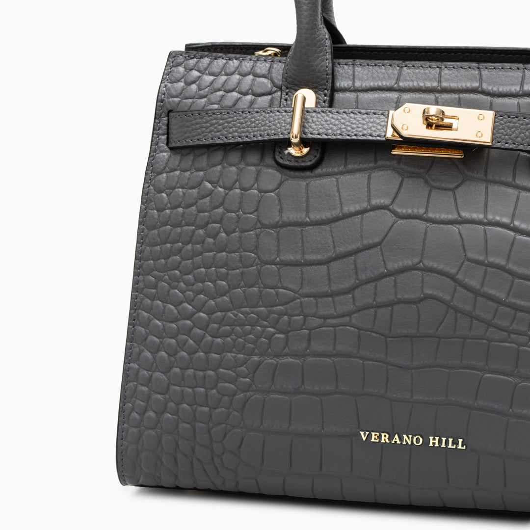 Bolso de Piel de Cocodrilo Verano Hill