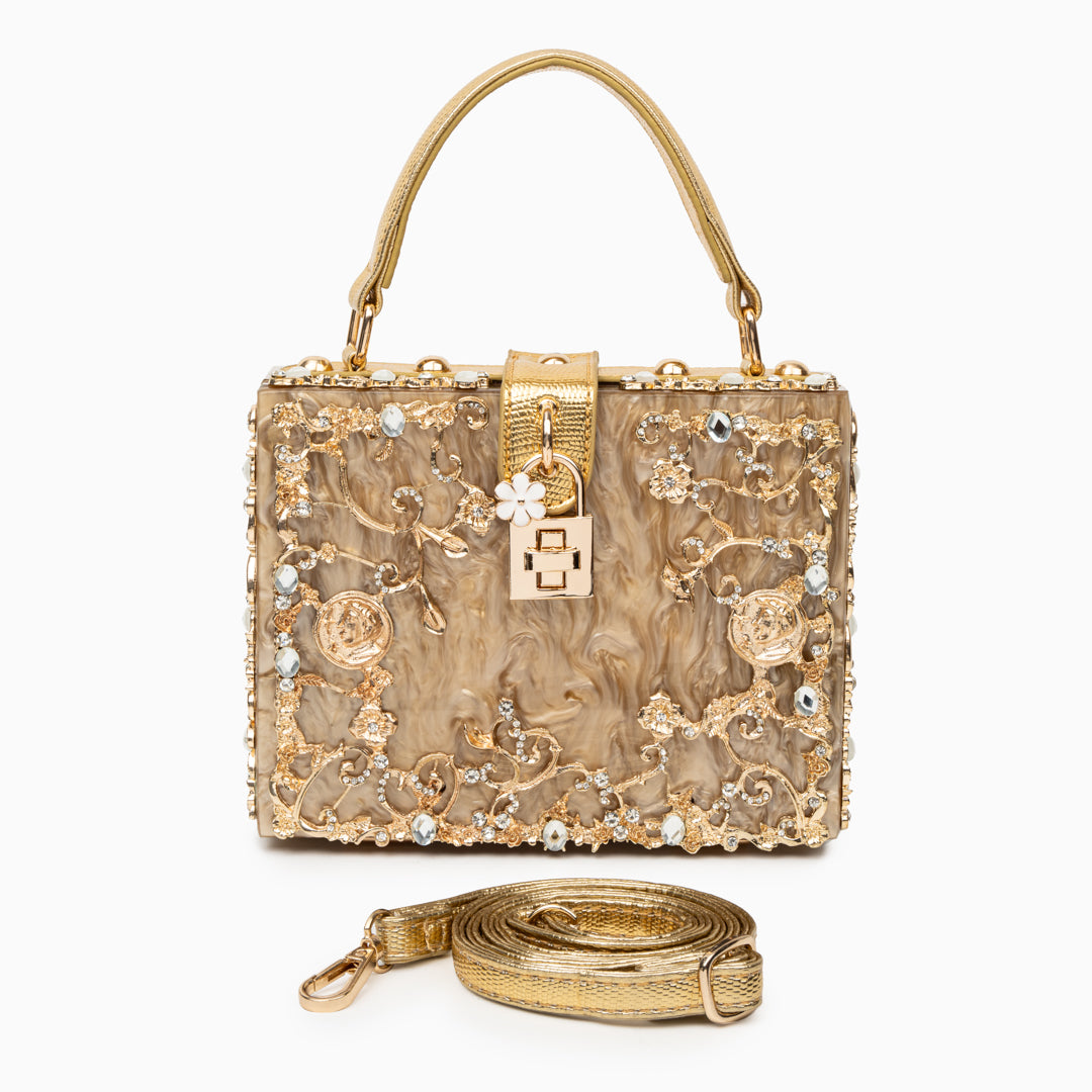 Bolso de Mano Cristal Glow