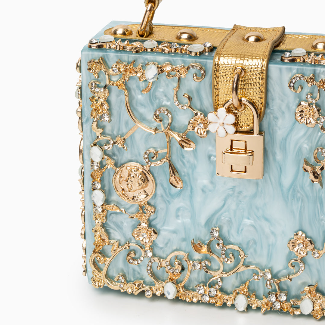Bolso de Mano Cristal Glow