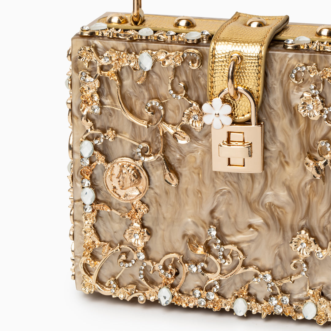 Bolso de Mano Cristal Glow