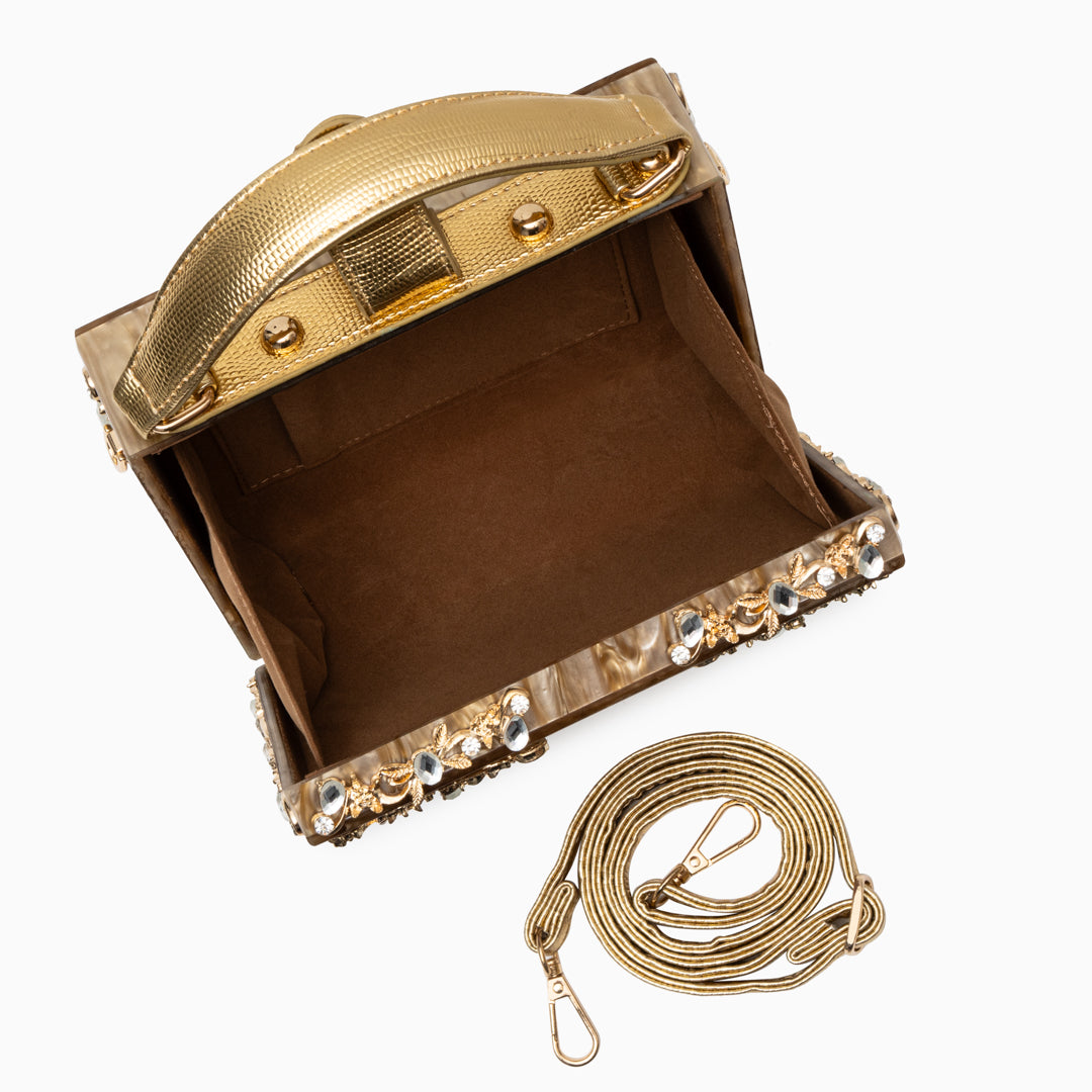 Bolso de Mano Cristal Glow