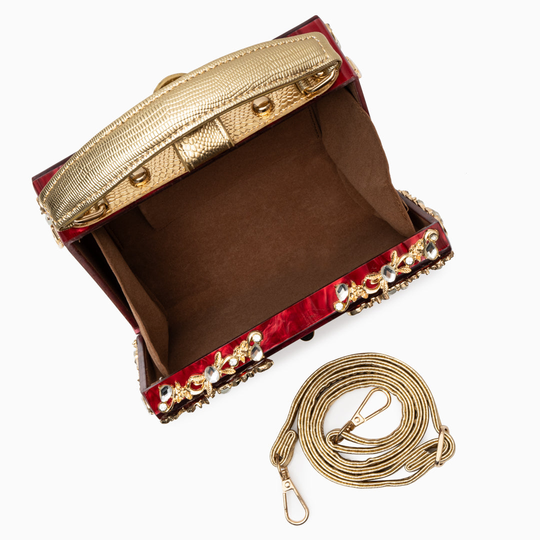 Bolso de Mano Cristal Glow