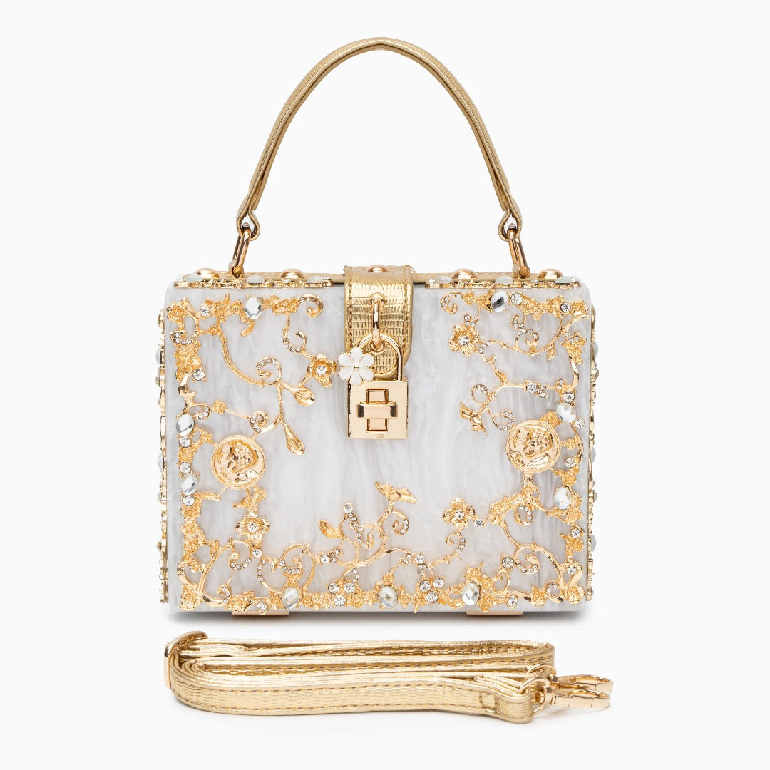 Bolso de Mano Cristal Glow