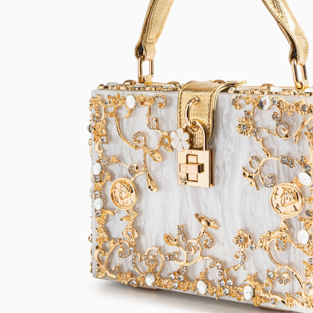 Bolso de Mano Cristal Glow