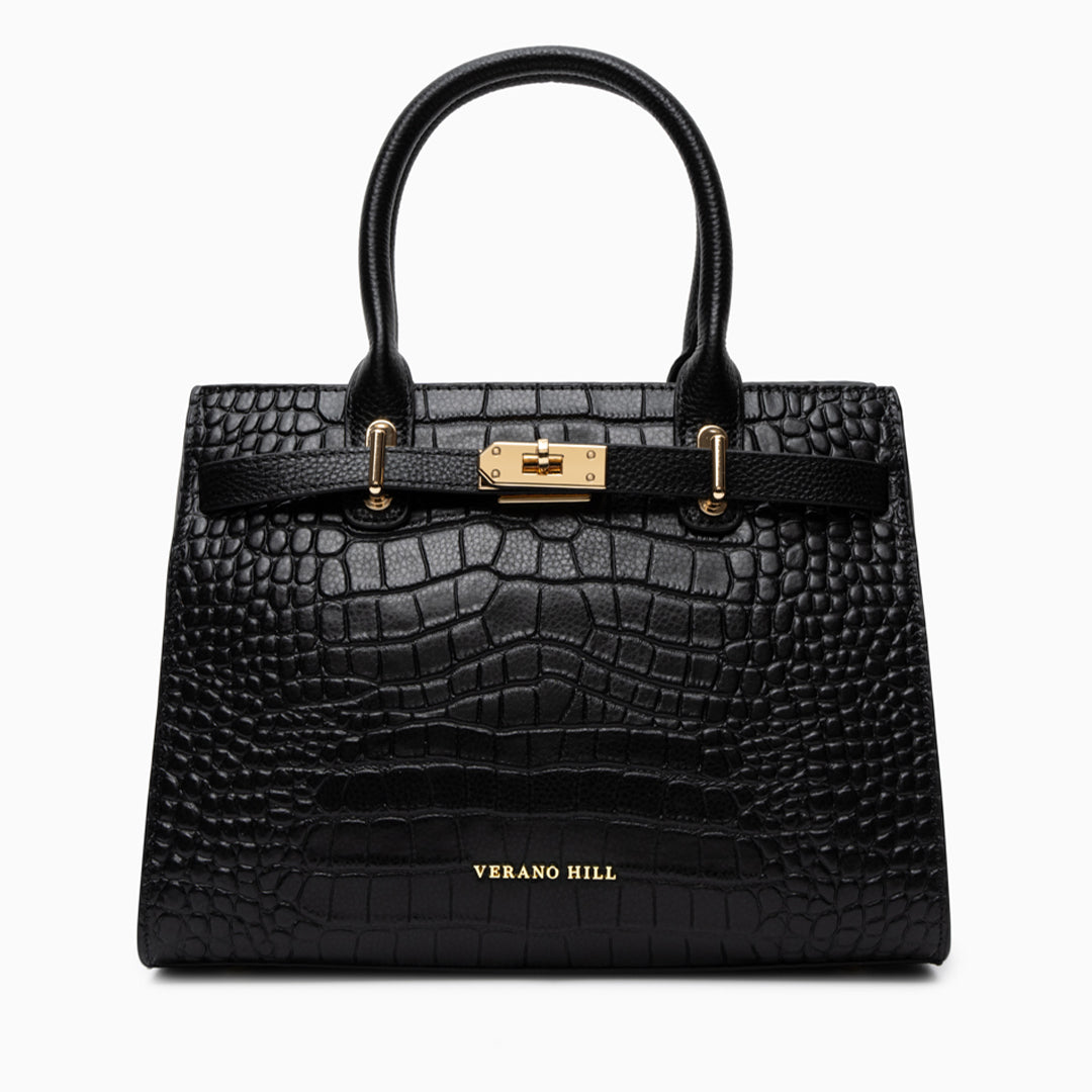 Bolso de Piel de Cocodrilo Verano Hill