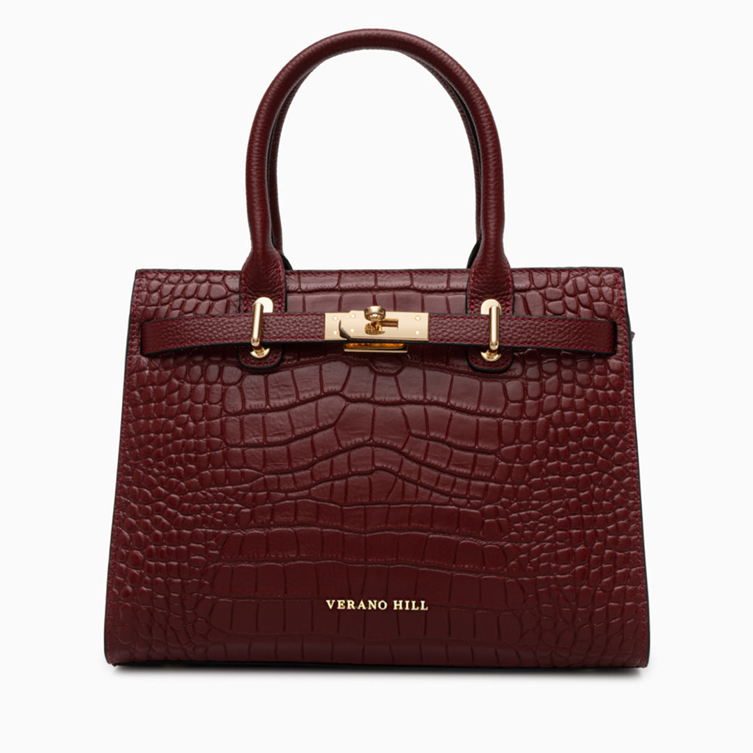 Bolso de Piel de Cocodrilo Verano Hill