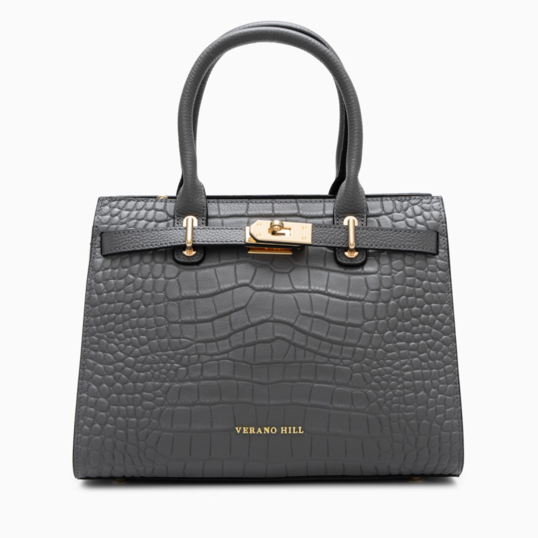 Bolso de Piel de Cocodrilo Verano Hill