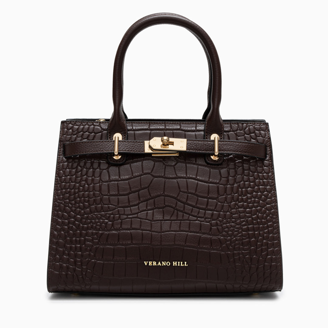 Bolso de Piel de Cocodrilo Verano Hill