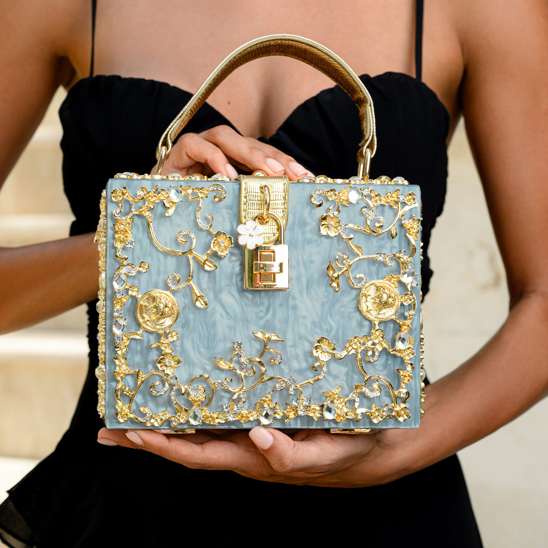 Bolso de Mano Cristal Glow