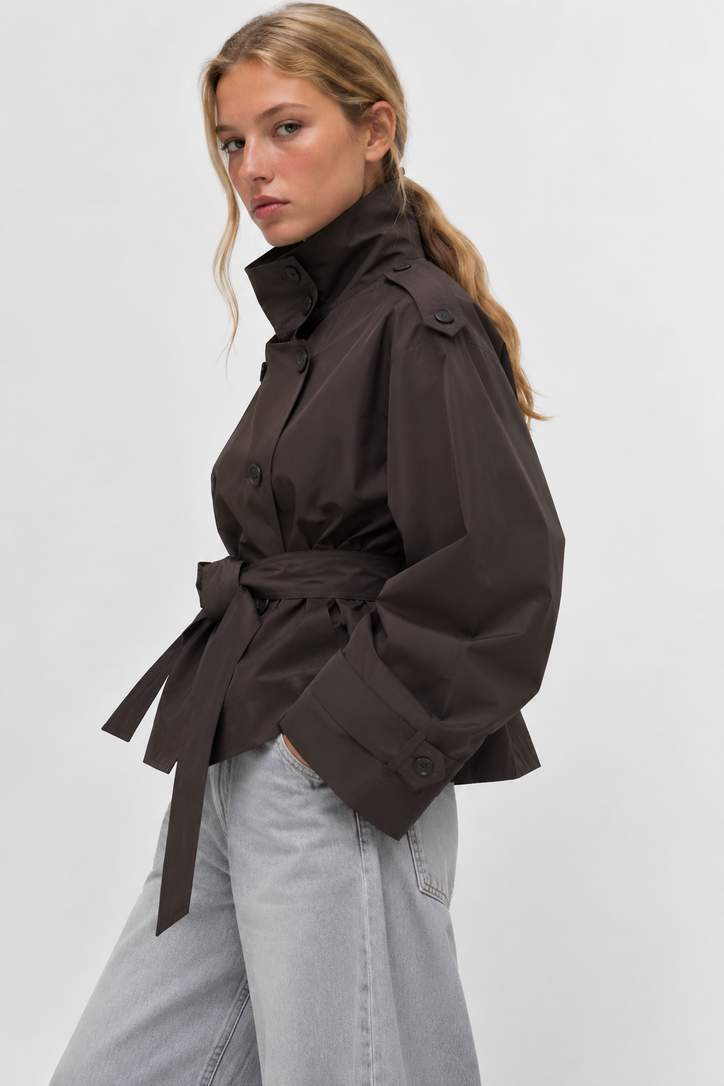 Abrigo Trench de Doble Botón Aurelia